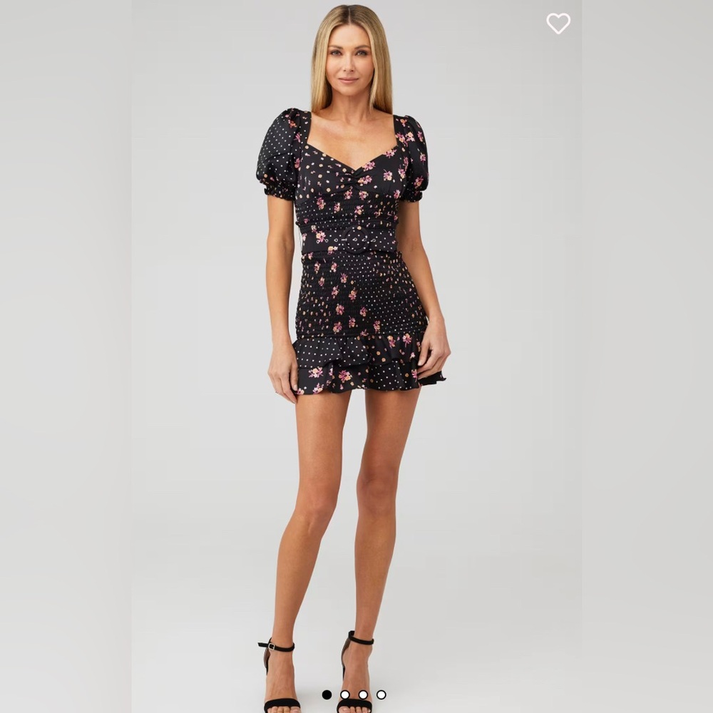 FOR LOVE & LEMONS CAMELLIA MINI DRESS - Picture 1 of 8